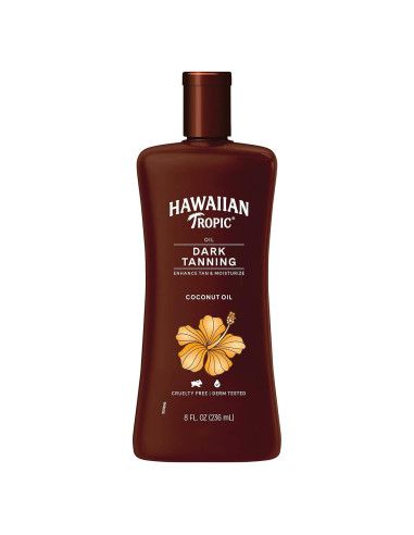 Aceite Bronceador Oscuro Hawaiian Tropic 3 x 240 ml