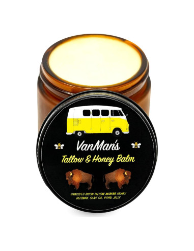 Bálsamo de Sebo y Miel Vanman 68g - Cuidado Piel Seca Sin Fragancia