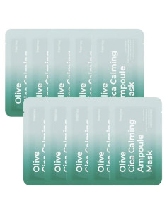 Mascarilla Facial Vegana Freemay Cica de Oliva 10 Hojas 27ml