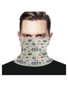 Máscara Facial de Corazones Tractor San Valentín Unisex 26x30cm