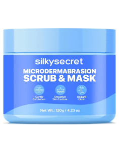 Exfoliante Facial SilkySecret 120g con Pómice Natural y Péptidos