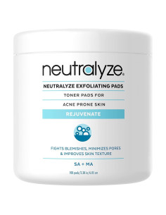 Neutralyze Almohadillas Exfoliantes para Acné 100 Unidades 2% Ácido Salicílico