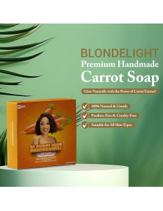 Jabón de Zanahoria Blondelight 224g - Hidratante y Nutritivo 2