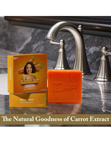 Jabón de Zanahoria Blondelight 224g - Hidratante y Nutritivo