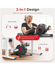 Mini Bicicleta de Ejercicio Sunny Health & Fitness - Bajo Escritorio 2