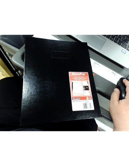 Planificador Diario Sin Fecha Blueline, Negro, 200 Páginas, 27.3x21.6 cm