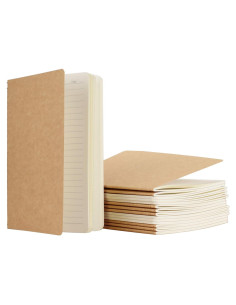 Cuaderno Kraft A5 TWONE 15 Paquetes 60 Páginas Rayadas