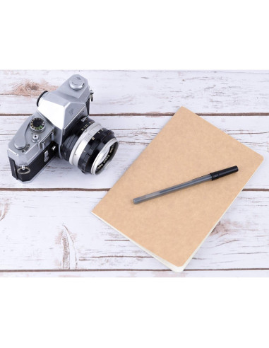 Cuaderno Kraft A5 TWONE 15 Paquetes 60 Páginas Rayadas