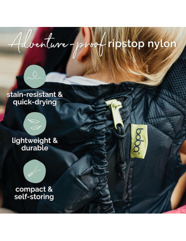 Portabebés Ergonómico Boba Air Negro Ultra-Ligero 0.41 kg