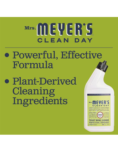 Limpiador de Inodoro Mrs. Meyer's Clean Day Verbena Limón 24 oz - Pack 8