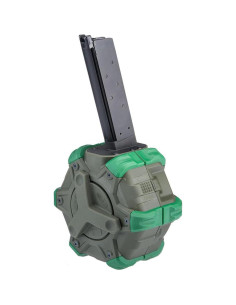 Cargador Airsoft GoldenBall WE-Tech 1911 Gas Blowback 400 Balas Verde OD 2