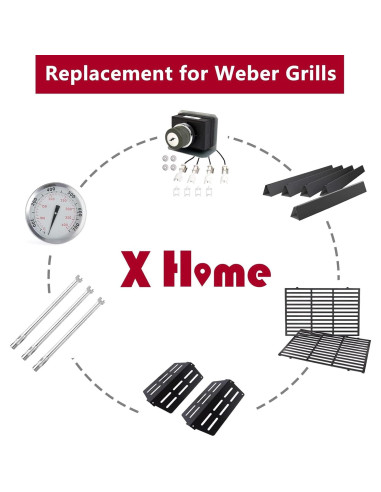 Parrillas de Reemplazo X Home para Weber Genesis 300 - Hierro Fundido