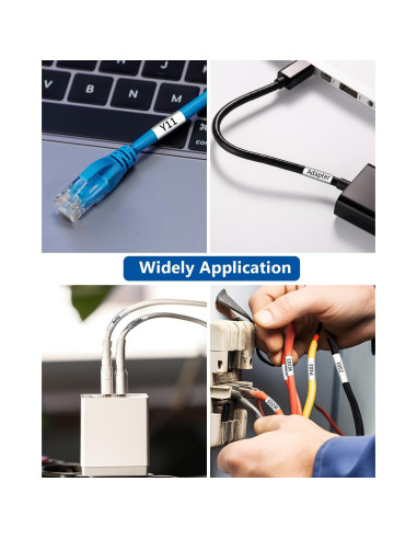 Etiquetas Termocontraíbles Labelwell HSe-221 3-Pack 8.8mm Negro