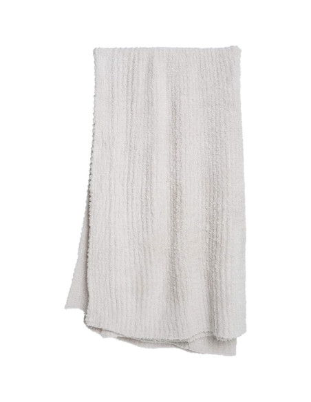 Manta Acogedora de Canalé Barefoot Dreams Talla Única Almendra