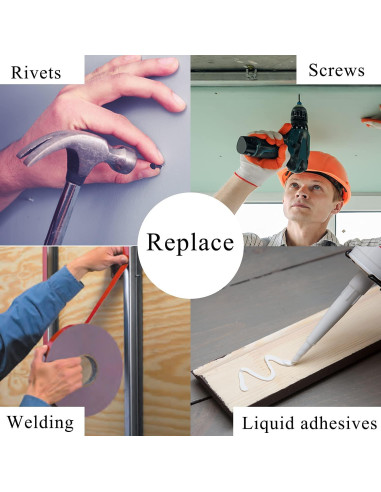 Cinta Doble Cara Adhesiva Fuerte Hasaky 5cm x 3m Impermeable