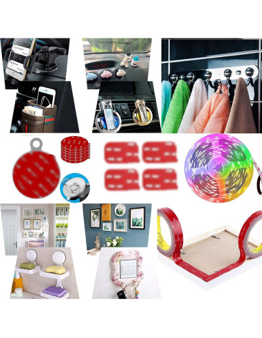 Cinta Doble Cara Adhesiva Fuerte Hasaky 5cm x 3m Impermeable