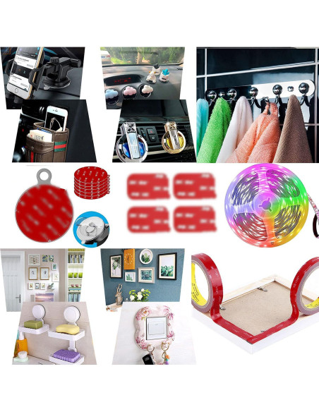 Cinta Doble Cara Adhesiva Fuerte Hasaky 5cm x 3m Impermeable Cinta Doble Cara Adhesiva Fuerte Hasaky 5cm x 3m Impermeable