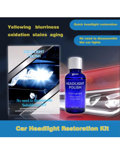 Kit de Restauración de Faros POKITA X - 30ml Reparación UV 2