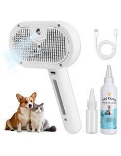 Cepillo de Vapor para Mascotas CloudLora - Aseo Gatos y Perros