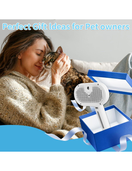 Cepillo de Vapor para Mascotas CloudLora - Aseo Gatos y Perros