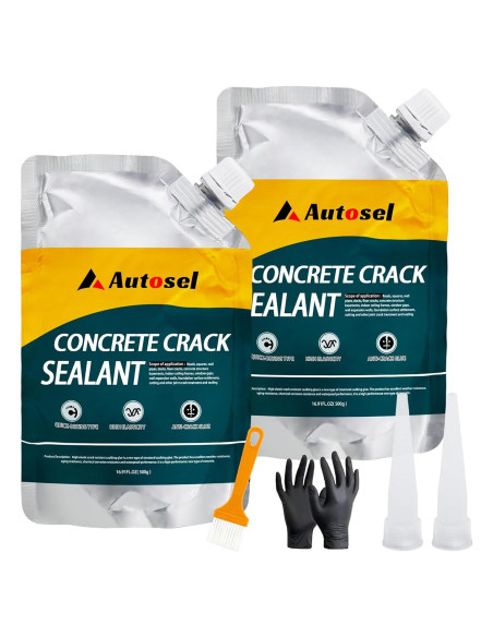 Relleno de Grietas de Concreto Autosel 1 kg - Secado Rápido, Impermeable