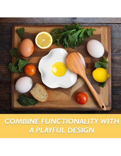 Soporte de cuchara de cerámica FunKitchen Yema Amarilla 2