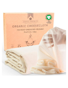 Gasa de Algodón Orgánico Reutilizable Country Trading 1.67 m