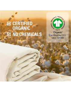 Gasa de Algodón Orgánico Reutilizable Country Trading 1.67 m 2