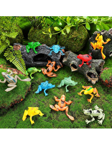 Set de 36 Juguetes de Ranas de Plástico HTZNHXT para Niños