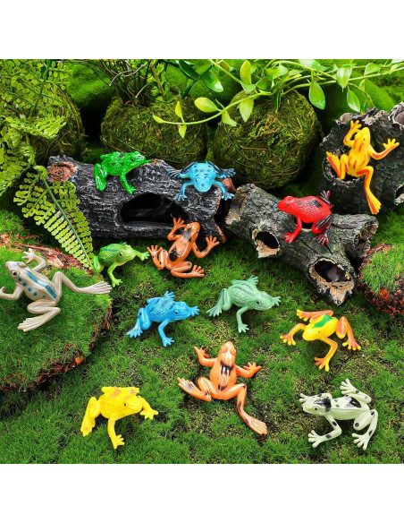 Set de 36 Juguetes de Ranas de Plástico HTZNHXT para Niños