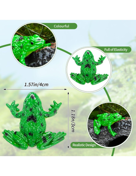 Set de 36 Juguetes de Ranas de Plástico HTZNHXT para Niños