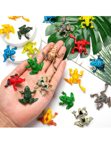 Set de 36 Juguetes de Ranas de Plástico HTZNHXT para Niños