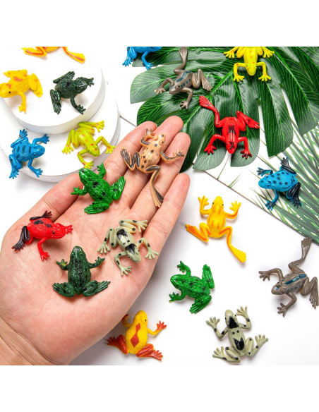 Set de 36 Juguetes de Ranas de Plástico HTZNHXT para Niños