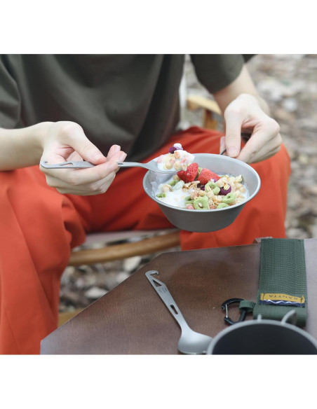 Juego de Cucharas de Titanio SANTTA 2 Piezas Ecológicas