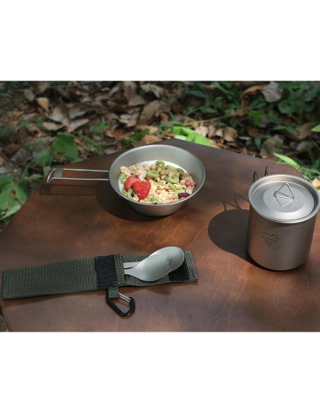 Juego de Cucharas de Titanio SANTTA 2 Piezas Ecológicas