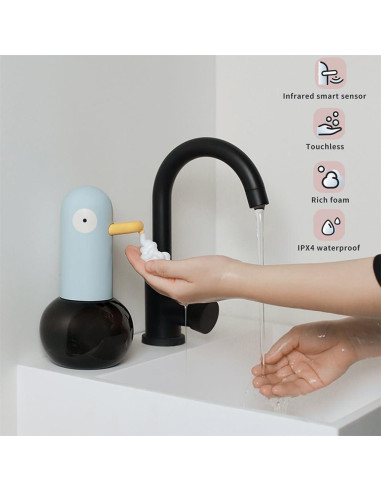 Dispensador de Jabón Automático BESLOWLY Pato Azul 400ml