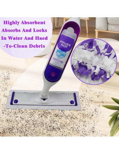 Paños desechables S.wiffer PowerMop 10 unidades multi-superficie