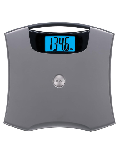 Báscula Digital Taylor 200 kg con Pantalla Jumbo Azul