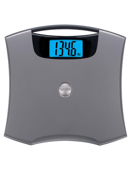 Báscula Digital Taylor 200 kg con Pantalla Jumbo Azul