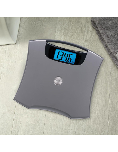 Báscula Digital Taylor 200 kg con Pantalla Jumbo Azul