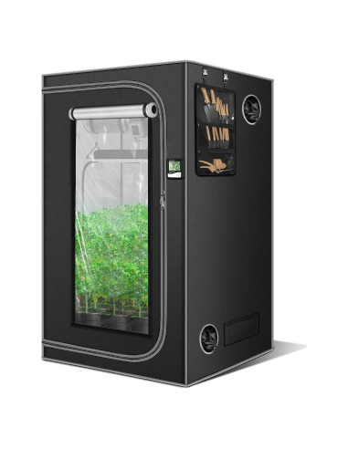 Carpa de Cultivo Interior SNIGJAT 120x120x203 cm con Mylar