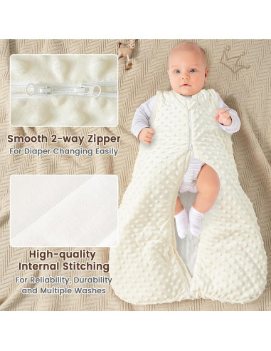 Saco de Sueño para Bebés PHF 2.5 TOG Grande Crema