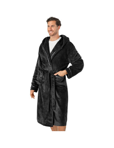 Bata de Baño para Hombre Pavilia con Capucha - Talla Única