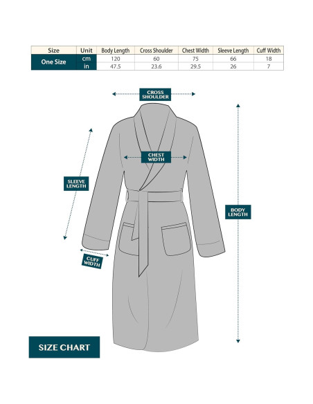 Bata de Baño para Hombre Pavilia con Capucha - Talla Única