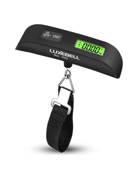 Balanza de Equipaje Digital Luxebell 50kg con Sensor de Temperatura