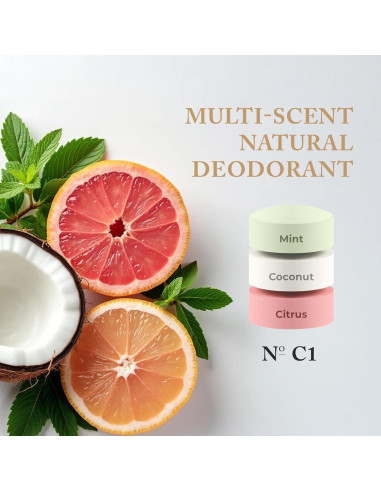 Desodorante Natural Nevo 75g - Bergamota, Vainilla, Cedro