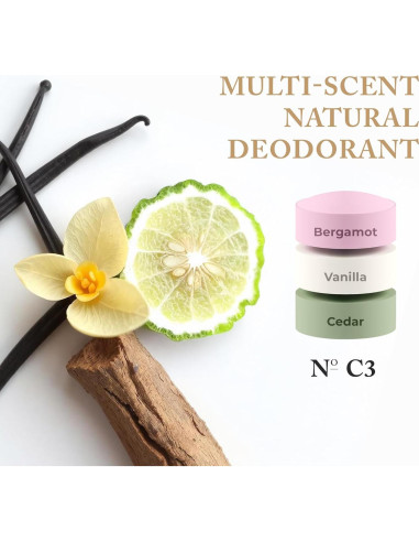 Desodorante Natural Nevo 75g - Bergamota, Vainilla, Cedro