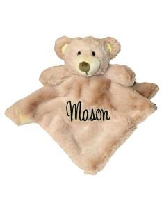 Manta de Seguridad Personalizada SONA G con Oso Marrón 35.56 cm