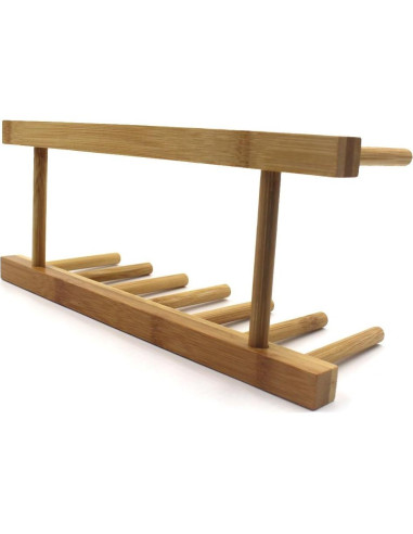Estante de Platos de Bambú INNERNEED 30x12x10 cm Organizador