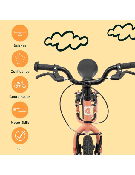 Bicicleta de Equilibrio Retrospec Cub Plus XL Rosa 14"